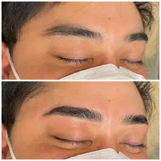 アイブロウ メンズ MMM研究所名駅店 長岡のマツエク・マツパデザイン