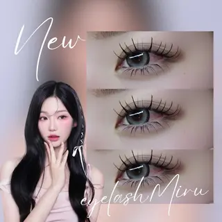 マツエク・マツパ 美眉アイブロウ&ハーブピーリングMiru天神店所属・山崎 蓮のマツエク・マツパデザイン