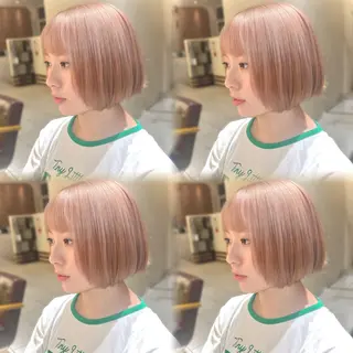 ショート カラー ニュートラルカラー 🧊横田 さえのヘアスタイル