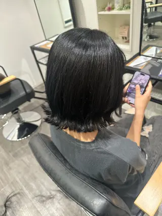 ミディアム カラー 艶髪レイヤー上田 紗也🇰🇷💗のヘアスタイル