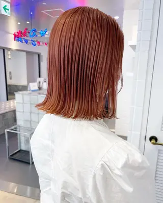 ショート カラー 透明感カラー× レイヤーカット✨高梨のヘアスタイル