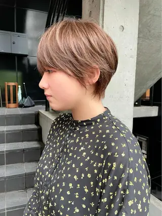 ショート シンプル+αな デザインを 松崎陸のヘアスタイル