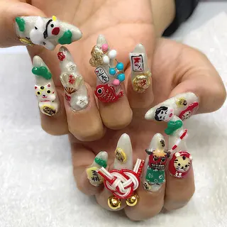 ネイル Rire_eye+beauty_nail所属・Rire_ nail_yukiのネイルデザイン