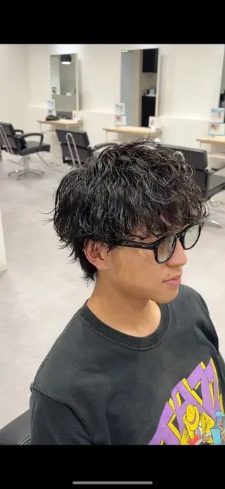 ショート メンズ 淺野 夕都のヘアスタイル