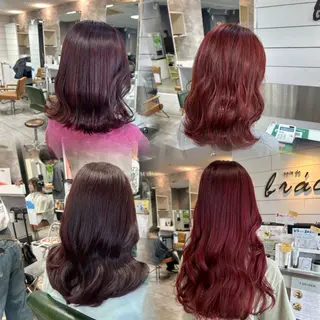 カラー ハイトーンカラー✨ 慶田玲和のヘアスタイル