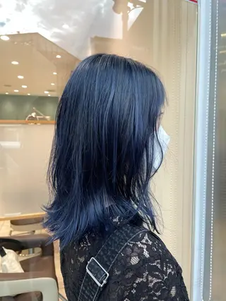 ロング カラー ナカタケ ユウのヘアスタイル
