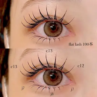 マツエク・マツパ 長尾 桃果 🫧 eyelistのマツエク・マツパデザイン