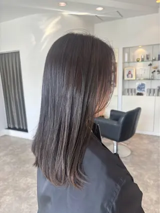 ロング 富永 亜優のヘアスタイル