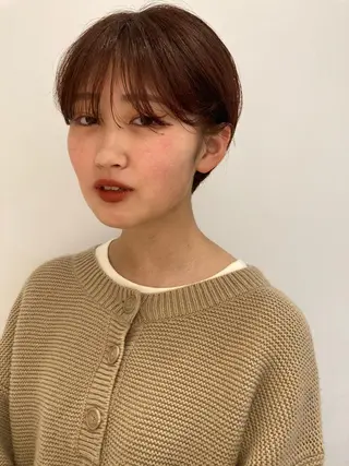 ショート カラー FILMS所属・宮城 星のヘアスタイル