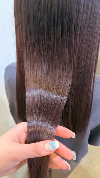 ロング 🎀RUI/髪質改善 /美髪矯正/艶カラーのヘアスタイル