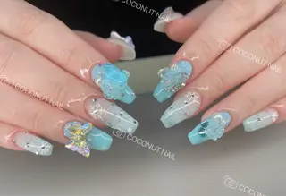 ネイル 神田 ココナッツのネイルデザイン