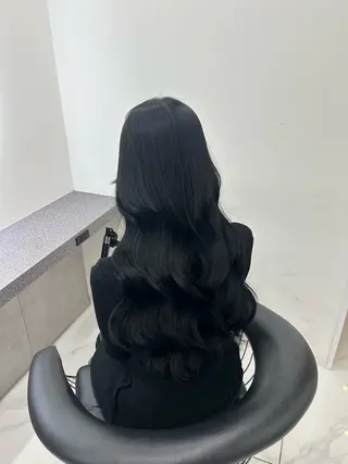 ロング 田中沙樹/韓国ヘア/ 束感まつげ/梅田のマツエク・マツパデザイン