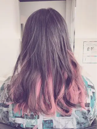 ロング カラー 関口 友行のヘアスタイル