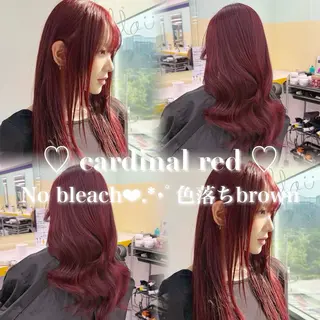 ロング カラー ヘアアレンジ 🎀Girly艶髪カ ラー🎀Harukaのヘアスタイル