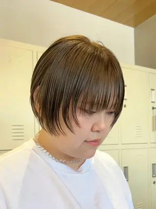 ショート 🩵縮毛矯正/ブリー チ/髪質改善/いつかのヘアスタイル