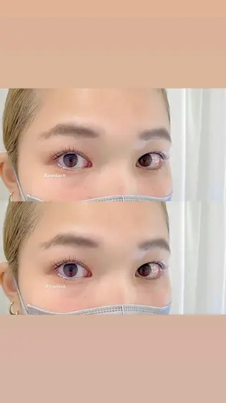 ミディアム カラー パーマ ヘアアレンジ メンズ キッズ ネイル マツエク・マツパ アイブロウ 𝑹 eyelashのマツエク・マツパデザイン