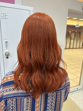 セミロング カラー Hirona 縮毛矯正/髪質改善のヘアスタイル