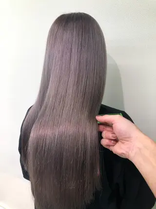 ロング カラー 🌈プルエクステ& ハイトーン🌈関飛鳥のヘアスタイル