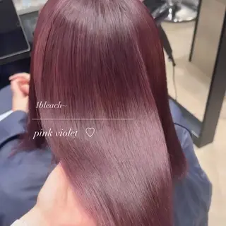 ミディアム ウラ‎🤍𐙚 ボブ ・ショート・艶カラーのヘアスタイル