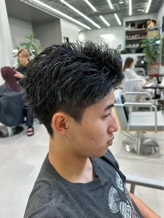 ショート パーマ メンズ Joule 大分メンズのヘアスタイル