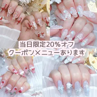 ネイル ワンホン、かわいい系 🎀ななみのネイルデザイン