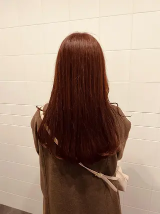 セミロング カラー honen RUKAのヘアスタイル