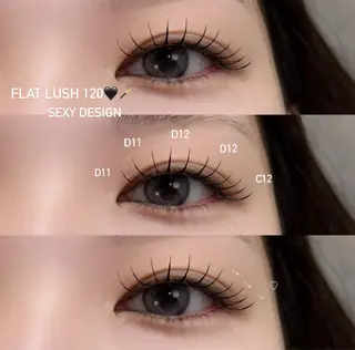 マツエク・マツパ eyelash aimyまつげパーマ・パリジェンヌ・マツエク・眉毛・バインドロック 伏見店所属・𝐘𝐔𝐈𝐍𝐀 🤍🎀のマツエク・マツパデザイン