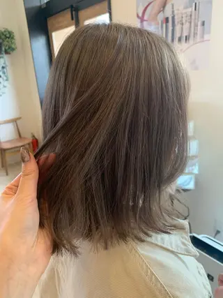 カラー 透明感カラー🤎 中川智帆のヘアスタイル