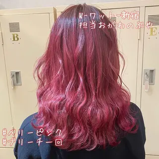 セミロング 新宿駅近♡友達とOK 🦋W -ワット -のヘアスタイル