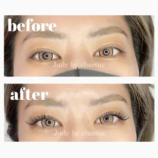 マツエク・マツパ Judy by charmeのマツエク・マツパデザイン