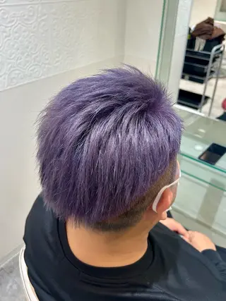 カラー メンズ 堀江 優妃のヘアスタイル