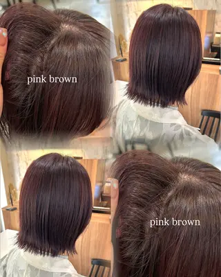 ショート カラー 🎀asumi/艶カ ラー/ミディアムのヘアスタイル