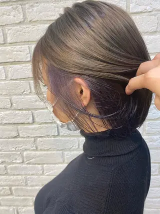 ミディアム ココロ☀️ CLUTCH天王寺店のヘアスタイル