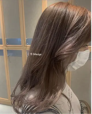 カラー ラベンダー/レイヤー スタイル🤎mamiのヘアスタイル