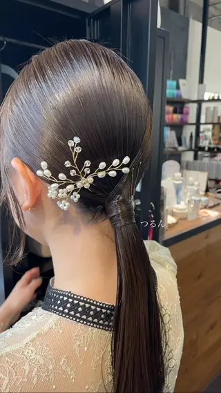 セミロング ヘアアレンジ Stir maison[ステアメゾン]所属・layer cut 店長/MIKUのその他イメージ