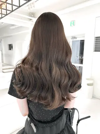 セミロング 透明感color ˚✧₊amuのヘアスタイル
