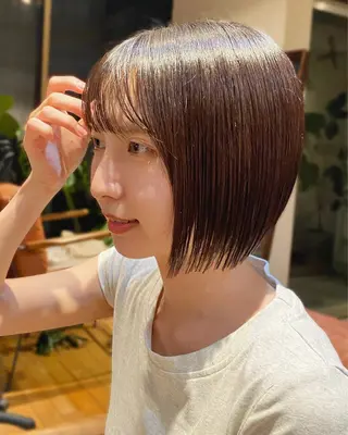 ショート mito.ボブ/ ショート　みなよのヘアスタイル