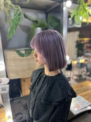ミディアム カラー 溜 一太のヘアスタイル