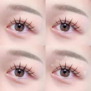 マツエク・マツパ Mignon所属・mignon eye YUKINOのマツエク・マツパデザイン