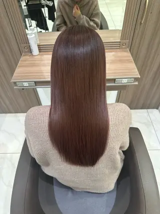 ロング カラー 冨樫 沙良のヘアスタイル