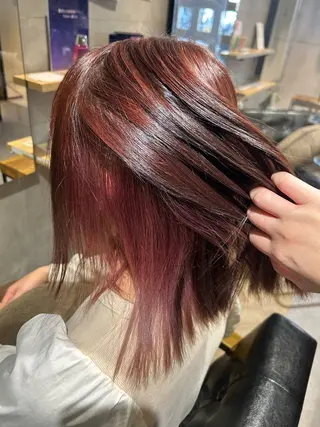 セミロング 金澤 七海のヘアスタイル