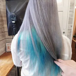 ロング カラー Hairmakefox所属・五十嵐航斗 ハイトーンのヘアスタイル