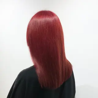 セミロング カラー ヘアアレンジ キヨミ 韓国レイヤーカットのヘアスタイル