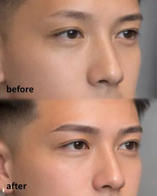 メンズ アイブロウ Nail salon Le'aのネイルデザイン