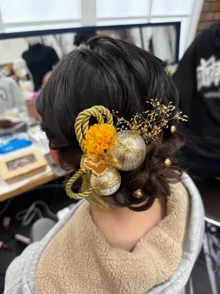 ロング ヘアアレンジ カラー/ヘアセット Nanami💗のヘアスタイル