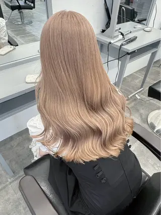 カラー 🐬透明感カラー/ ハイトーン/ユウ🐬のヘアスタイル