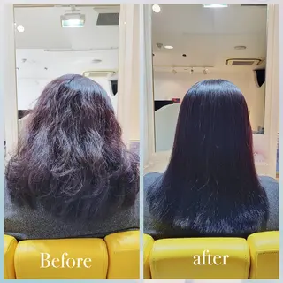 ロング 加納 和枝のヘアスタイル
