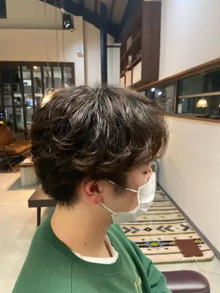 パーマ 千上 結希奈のヘアスタイル