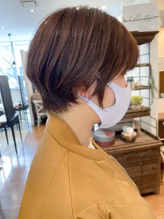 ショート カラー 髪質改善/ブリーチ 田代 龍我のヘアスタイル