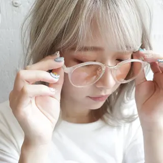 ミディアム カラー パーマ ヘアアレンジ メンズ キッズ ChuDuck所属・ケアブリーチ×ハイト ーン専門/SHOTAのヘアスタイル